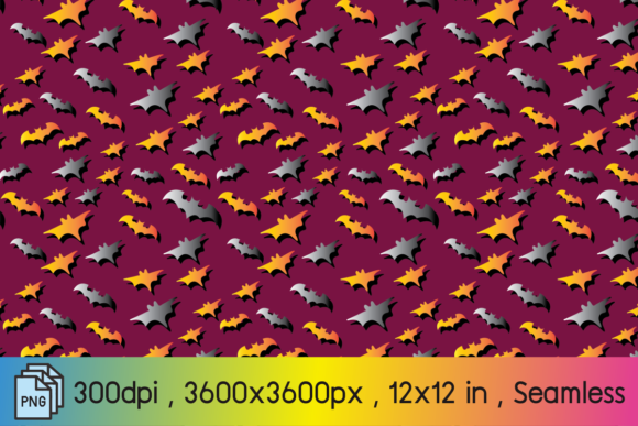 Download Bat Gold&amp;Silver Digital Paper - Premium Bundle